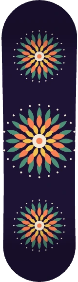 Diseño de skate «Mandala»: Abstracto