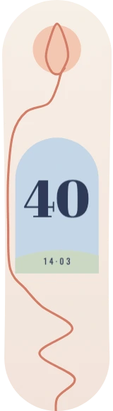 Diseño de skate «Cumpleaños adulto · Una sola línea»: Cumpleaños, Regalo, Números, Velas, Líneas, Pastel
