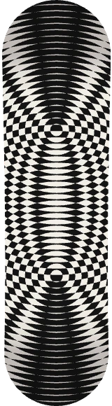 Diseño de skate «Op art»: Abstracto