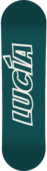 Diseño de skate «Nombre · Contorno»: Texto