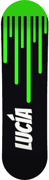 Diseño de skate «Nombre · Goteo»: Texto