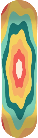 Diseño de skate «Psicodelia»: Abstracto