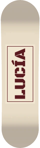 Diseño de skate «Nombre · Etiqueta»: Texto
