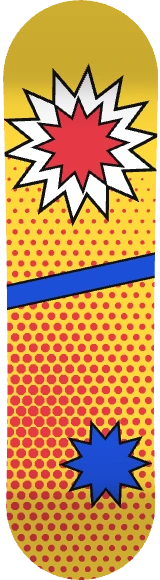 Diseño de skate «Pop art»: Abstracto, Ilustración