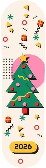 Diseño de skate «Navidad · Abeto Memphis»: Navidad, Invierno, Regalo, Árbol de Navidad, Memphis, Estrellas