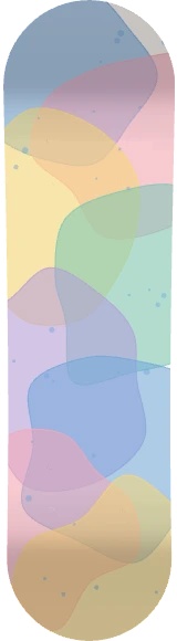 Diseño de skate «Acuarela»: Abstracto