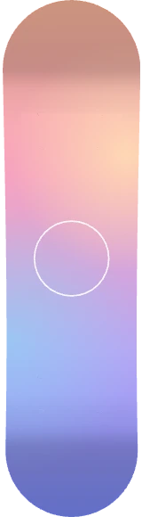 Diseño de skate «Aura»: Minimal, Abstracto