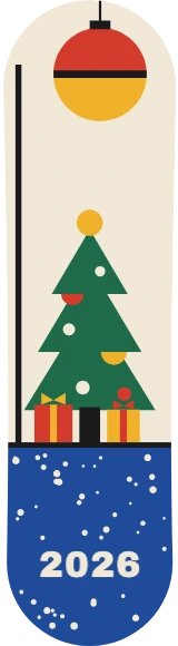 Diseño de skate «Navidad · Abeto Bauhaus»: Navidad, Invierno, Regalo, Árbol de Navidad, Bauhaus, Geométrico