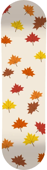 Diseño de skate «Otoño»: Naturaleza