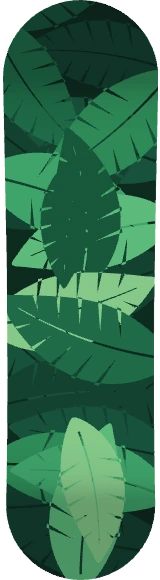 Diseño de skate «Selva»: Naturaleza