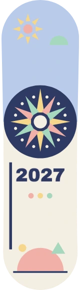 Diseño de skate «Año Nuevo · Bauhaus de medianoche»: Año Nuevo, Fiesta, Regalo, Fuegos artificiales, Bauhaus, Geométrico