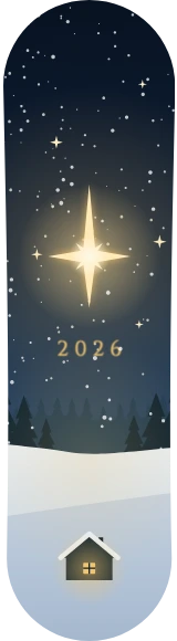 Diseño de skate «Navidad · Estrella sobre el bosque nevado»: Navidad, Invierno, Regalo, Estrellas, Noche, Nieve